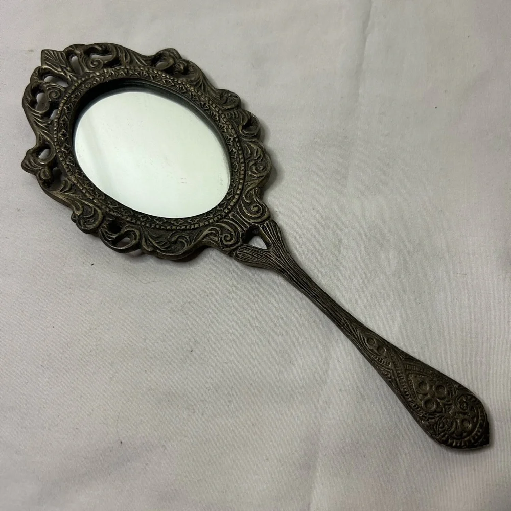 Anthropologie Silver Hand Mirror